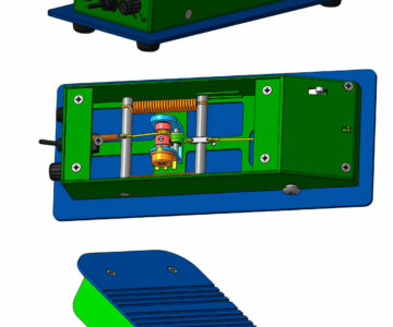 3D модель Педаль для TİG сварки