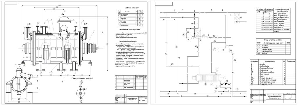 Чертеж Установка дополиконденсации полиэтилентерефталата