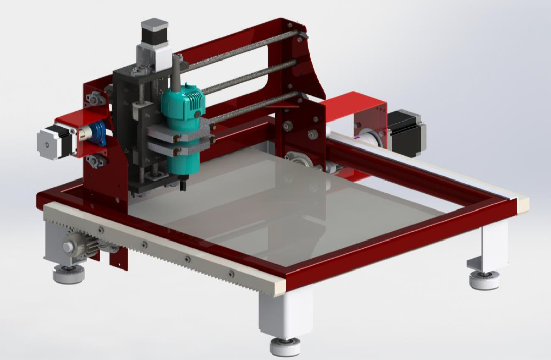 3D модель Фрезерный станок CNC milling makino