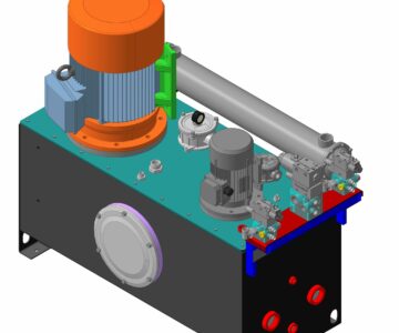 3D модель Насосная гидростанция для сварочной машины