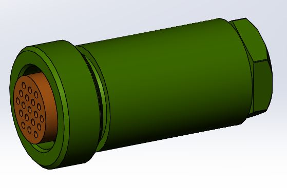 3D модель Соединитель СНЦ13-19_12Р-6а-В