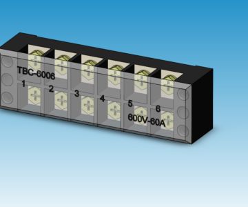 3D модель Клемная колодка ТВС-6006