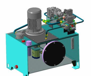 3D модель Насосная гидростанция пресса