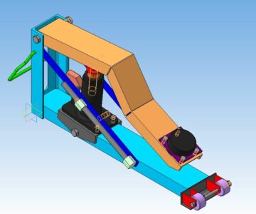 3D модель Домкрат гидравлический автомобильный