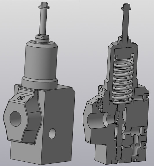 3D модель Гидроклапан Г-54-3
