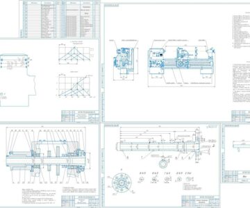 3D модель Разработка конструкции универсального токарного станка