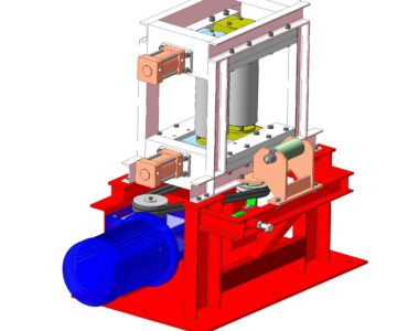 3D модель Устройство подачи штрипса для проката трубы квадратной и прямоугольной формы