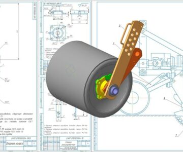 3D модель Анализ технологического процесса фрезерования и рабочего процесса фрезы ФБН-1,5