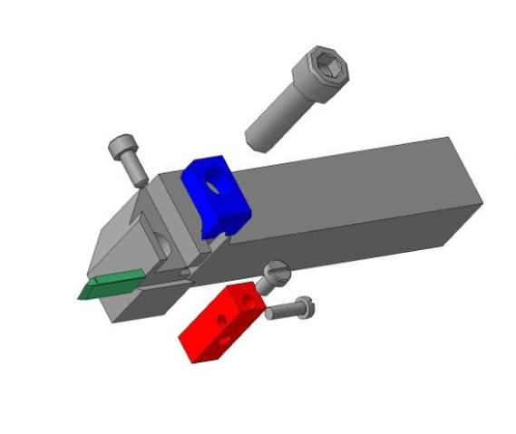 3D модель Резьбонарезной токарный резец