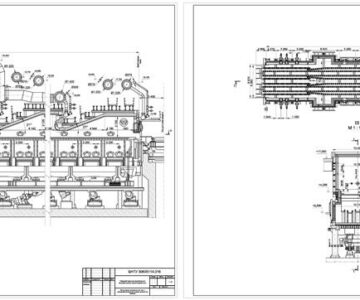 Чертеж Тепловой конструкторский расчет нагревательной (термической) печи  на природном  газе