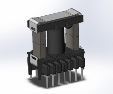 3D модель Ферритовый сердечник ETD34 с каркасом