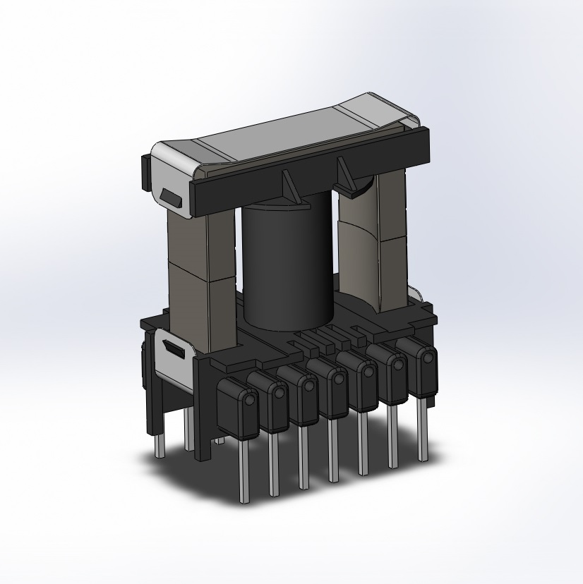 3D модель Ферритовый сердечник ETD34 с каркасом