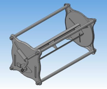 3D модель Телефонная катушка для полевого кабеля ТК-2