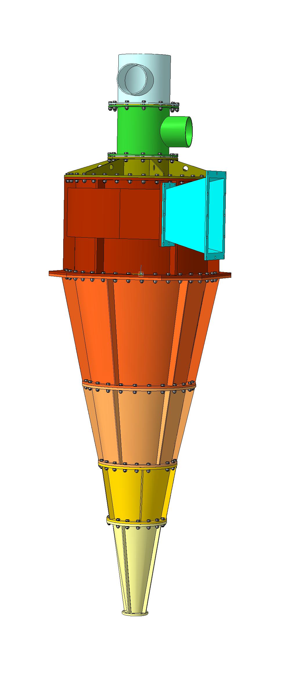 3D модель Гидроциклон ГЦ1400