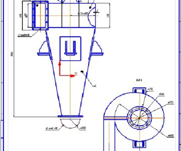 Чертеж Чертеж циклон СК-ЦН-34-800