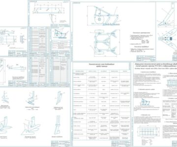 Чертеж «Механизация возделывания зерновых культур с разработкой рабочего органа культиватора-плоскореза»
