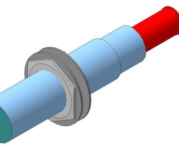 3D модель Датчик индуктивный положения D=12,0 мм