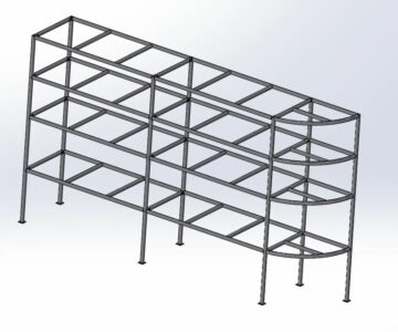 3D модель Стеллажи