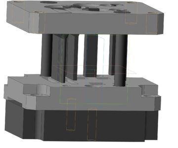 3D модель Пакетник на контакт для прессавтомата