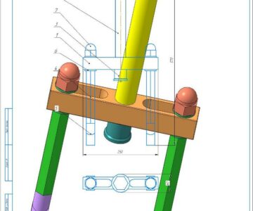 3D модель Приспособление для выпрессовки подшипников