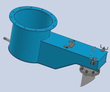 3D модель Гидрозатвор серия 1.494-23 вып. 1