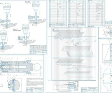 Чертеж Разработка технологического процесса изготовления корпуса гидрозамка