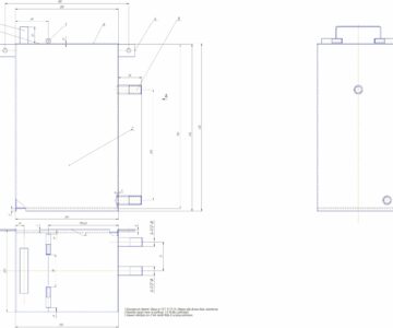 Чертеж Бак расширительный для системы отопления V=20л