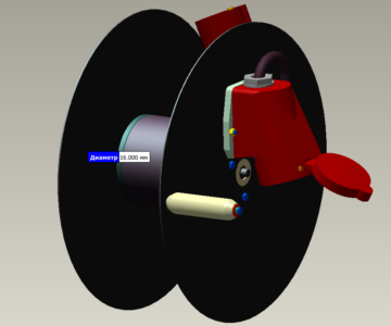 3D модель Катушка для кабеля КГ 5х4,0 60м