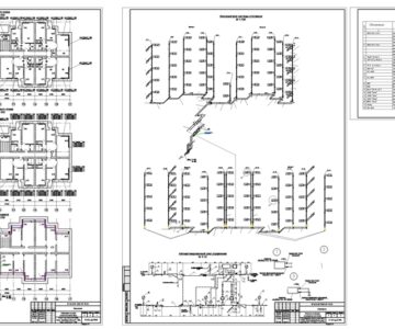 Чертеж Отопление жилого многоэтажного дома