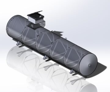 3D модель Емкость ЖМТ 50м3