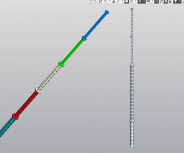 3D модель Опора антенны телекоммуникационной