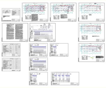 Чертеж Рабочая документация по проектированию силового электрооборудования и электроосвещения гипермаркета