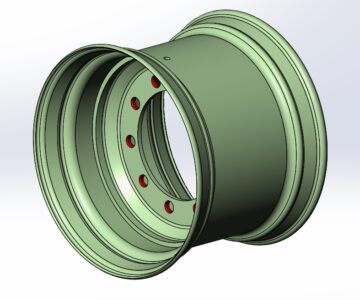 3D модель Колесный Диск Pronar AG16.00x26.5H2 (part number 225.16.331.6)