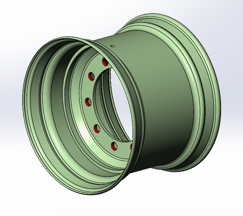 3D модель Колесный Диск Pronar AG16.00x26.5H2 (part number 225.16.331.6)