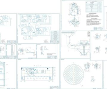 Чертеж Проект стадии изомеризации производства капролактама с разработкой реактора и холодильника