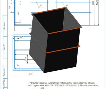 3D модель Закалочная емкость