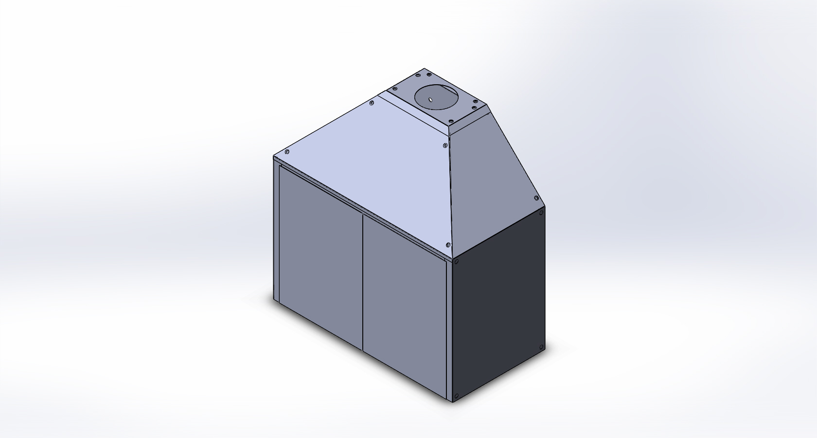 3D модель Вытяжной шкаф для кальянной