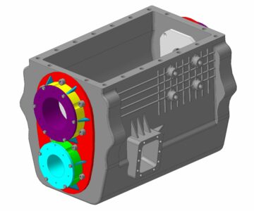 3D модель Технологическая оснастка для восстановления посадочных отверстий в корпусе коробки передач полимерными материалами