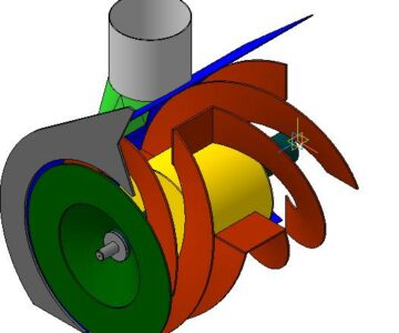 3D модель Модель фрезы-ротора для тракторов мтз 82, 122