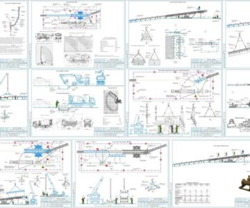 Чертеж Модернизация старых и монтаж новых ленточных конвейеров типа КЛМН-1400