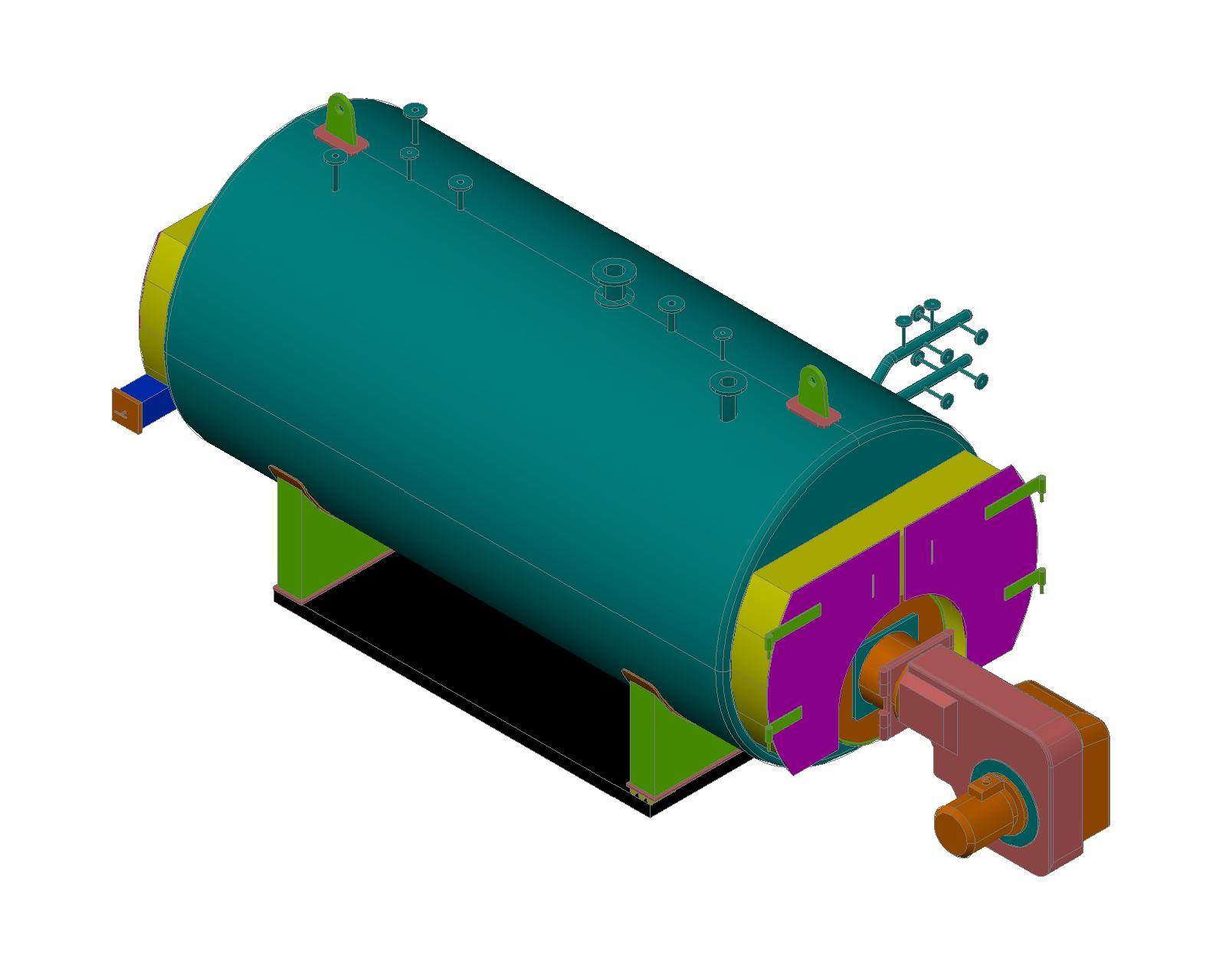 3D модель Паровой котел Noviter NST-1.7-1.0-183