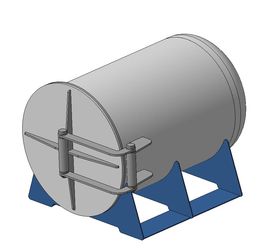 3D модель Вакуумная камера диаметром 250мм