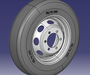 3D модель Колесо в сборе ГАЗель Бизнес/НЕКСТ 185\75R16C
