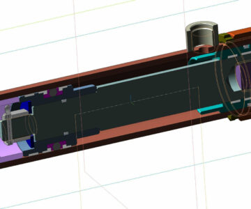 3D модель Гидроцилиндр ЦГ-80.56хS11