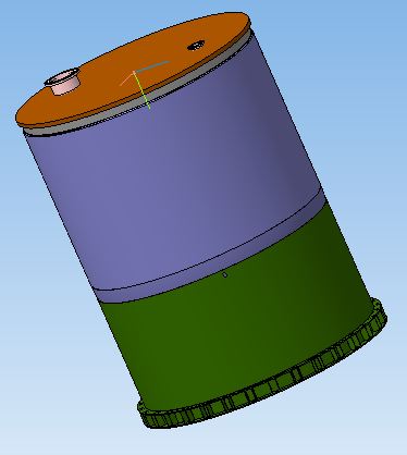 3D модель Аппарат для азотной кислоты