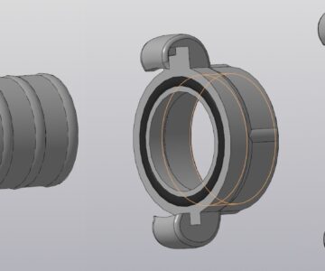 3D модель Головки соединительные Dу 50 ГОСТ 28352-89