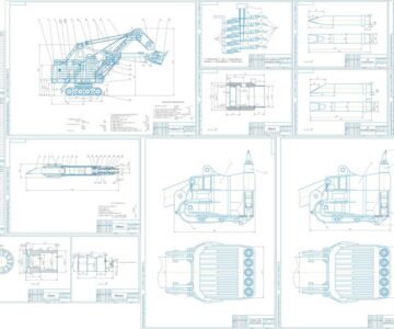 Чертеж Усовершенствование конструкции активного ковша экскаватора ЭКГ-8И