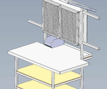 3D модель Стол сборочно-слесарный