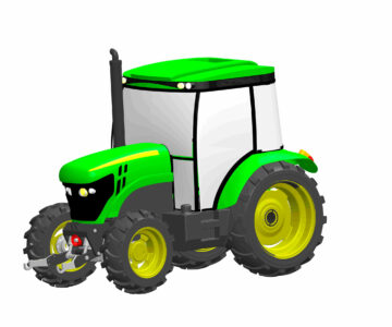 3D модель Трактор John Deere серии 6В