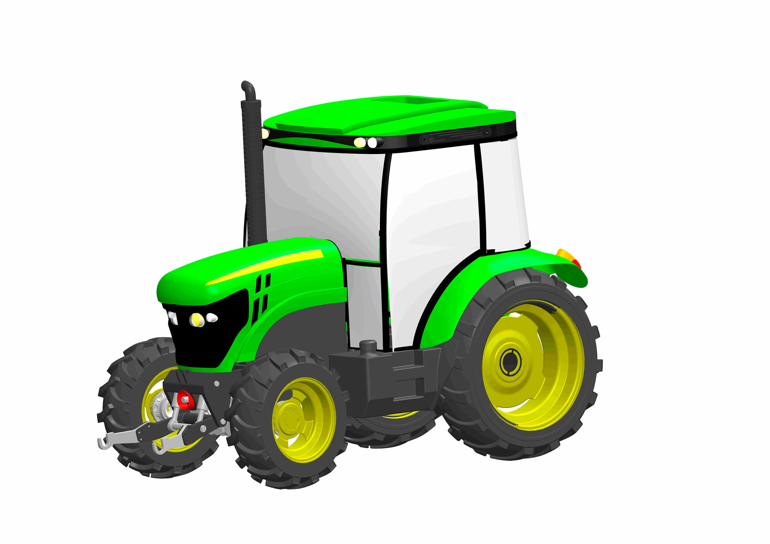 3D модель Трактор John Deere серии 6В